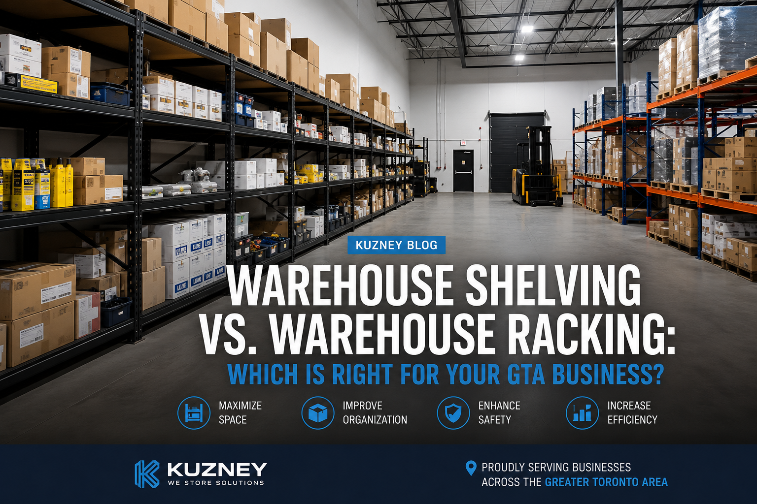 Warehouse Shelving vs. Warehouse Racking: Which Is Right for Your GTA Business?